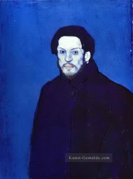  blaue - Selbstporträt in blauer Periode 1901 Pablo Picasso